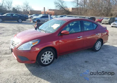 2016 Nissan Versa 1.6 S/1.6 S+/1.6 Sl/1.6 Sv z USA, uszkodzony, nr VIN 3N1CN7AP5GL870068